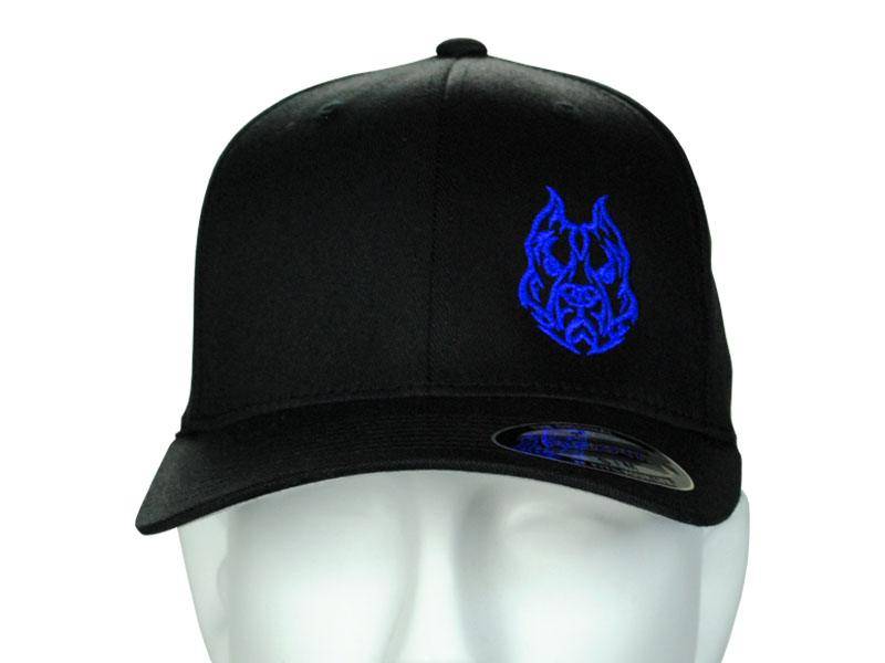 Sinister Diesel FlexFit Pitbull Hat (Black/Blue)